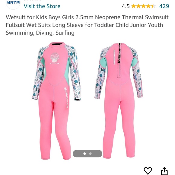 NWT Child’s wetsuit XL. See Amazon for details (pictured) - Picture 2 of 5